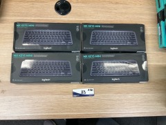 4 x Logitech MX Keys mini Wireless Keyboard (Graphite) - 2