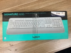 3 x Logitech Signature K650 Wireless Keyboard - White 920-01098 - 5