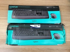 2 x Logitech MK345 Wireless Keyboard &amp; Mouse Combo 920-006491 - 2