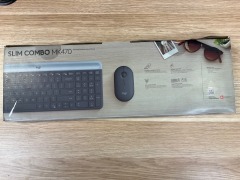 4 x Logitech MK470 Slim Wireless Keyboard &amp; Mouse Combo - Graphite 920-009182 - 5