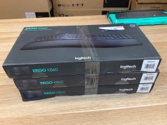 3 x Logitech Ergo K860 Wireless Split Keyboard 920-010111 - 6