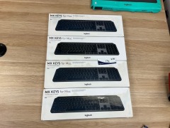 4 x Logitech MX Keys Wireless Illuminated Keyboard for Mac920-009560 - 2