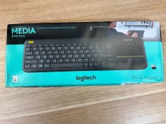 4 x Logitech K400 Plus Wireless Keyboard with Touchpad 920-007165 - 4