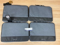 4 x SwissTech 13.3-inch Soft Sleeve Laptop Case - Grey/Black ST-22-02-13.3-E - 2