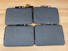4 x SwissTech 13.3-inch Soft Sleeve Laptop Case - Grey/Black ST-22-02-13.3-E - 3