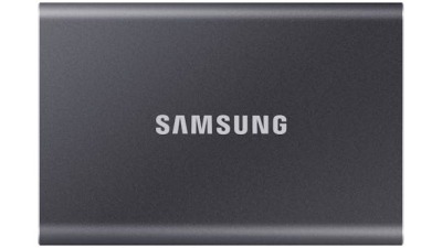 2 x Samsung T7 USB 3.2 1TB Portable SSD - Titan Grey MU-PC1T0T/WW