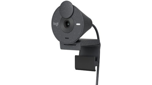 2 x Logitech Brio 300 Full HD Webcam with Privacy Shutter - Graphite 960-001437
