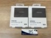 2 x Samsung T7 USB 3.2 1TB Portable SSD - Titan Grey MU-PC1T0T/WW - 2