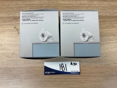 2 x Logitech Brio 300 Full HD Webcam with Privacy Shutter - Off White 960-001443 - 4