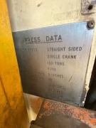 1971 Bliss 150 Ton S1-150-33-33 Straight Sided Press - 12