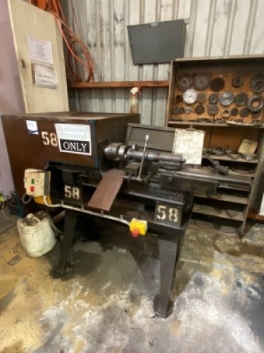 Foster Machine Co Turret Lathe/Rollover Machine