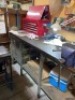 Fabricated Steel Frame Workbench with Vice