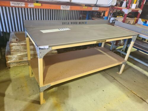 Metal Topped Workbench