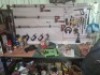 Timber Topped Metal Framed Workbench with Offset Vice & Backboard