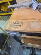 Bull Timber Top Metal Framed Workbench - 4