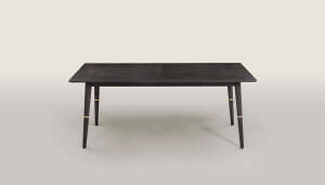 1 x Del Mar Extendable Dining Table - Black - 5