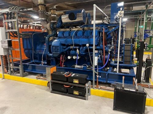 1 x Stamford Generators Standby Diesel Gensets, 1250kVA,Skid Base