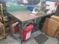 Metal Framed Workbench