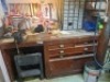 Timber Bench with 4 Drawers