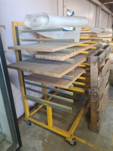 Rack, Mobile, 10 Shelves