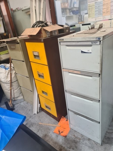 3 x 4 Drawer Filing Cabinets