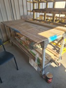 4 x Benches, assorted sizes