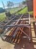 Laminating Workbench Frame with Clamps, Mobile