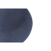 1 x Cooper Round Pouf - Large - Navy - 3