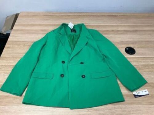 Cotton On Green Oversized Blazer Size AU 12 US 8 EU 40 BR 42