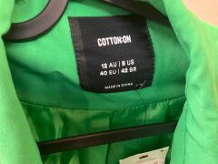 Cotton On Green Oversized Blazer Size AU 12 US 8 EU 40 BR 42 - 3