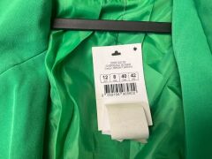 Cotton On Green Oversized Blazer Size AU 12 US 8 EU 40 BR 42 - 4