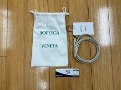 Bottega Venetia White Belt - 2