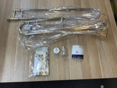 Jupiter JTB1100RQ Trombone Bb 1100 Series Rose Brass, Backpack Case New (532) - 2