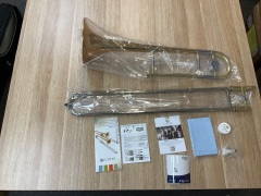Jupiter JTB1100RQ Trombone Bb 1100 Series Rose Brass, Backpack Case New (532) - 2