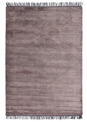 1 x Finestra Handmade Rug - Heather Dusty Purple