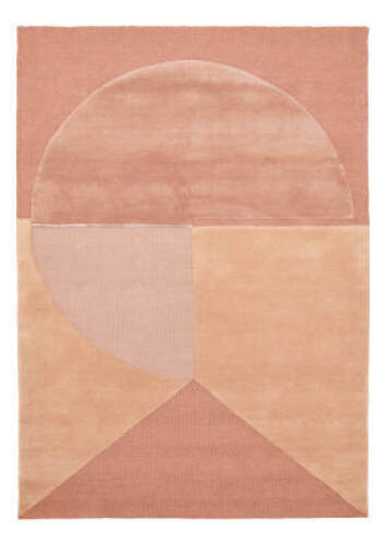 1 x Satomi Handmade Rug - Rose Pink