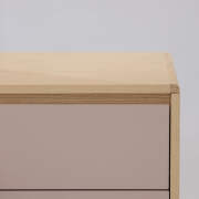1 x Leilani Tall Sideboard - Pink/White/Natural - 5