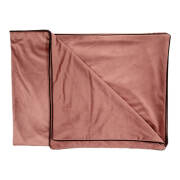 1 x Velvet Throw - Dusty Rose