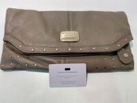 One used original Jimmy Choo leather handbag with certificate of authenticity.