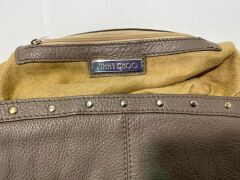 One used original Jimmy Choo leather handbag with certificate of authenticity. - 6