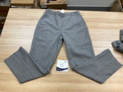 Veronika Maine Dress Pants Grey - Size 14 - 3