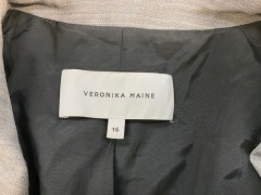 Veronika Maine Blazer Grey - Size 16 - 3