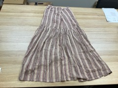 Tigerlily Tami Stripe Skirt - Size 8 AU - 4 US - 8 UK - 36 EU - 2