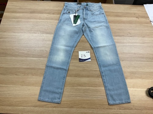 G-Star Raw Radar Straight Tapered Jeans - Size Width 28 Length 30