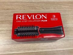 Revlon One-Step Volumiser Plus 2.0 Blowout Brush, Black RVDR5298AABLK - 2