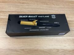 Silver Bullet 32mm Fastlane Gold Ceramic Curling Iron 900347 - 4