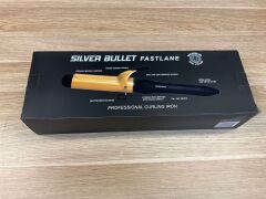 Silver Bullet 32mm Fastlane Gold Ceramic Curling Iron 900347 - 5