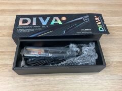 DIVA MK11 Black Hair Straightener Straightening Iron 230&deg;C Styler with Stand THLC11 - 3