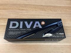 DIVA MK11 Black Hair Straightener Straightening Iron 230&deg;C Styler with Stand THLC11 - 2