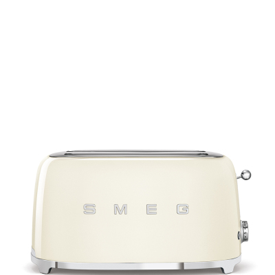 Smeg Cream 50s Retro Style 4 Slice Toaster TSF02CRAU